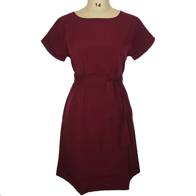 2018 новое летнее платье плюс размер L 6XL Vestidos модное красное синее зеленое