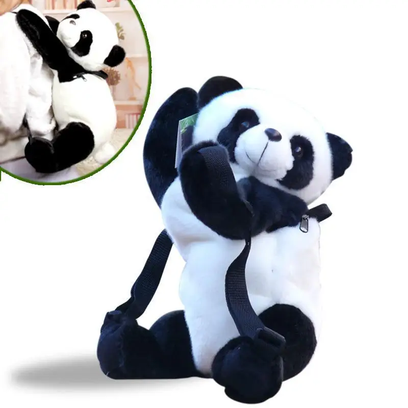 panda plush backpack