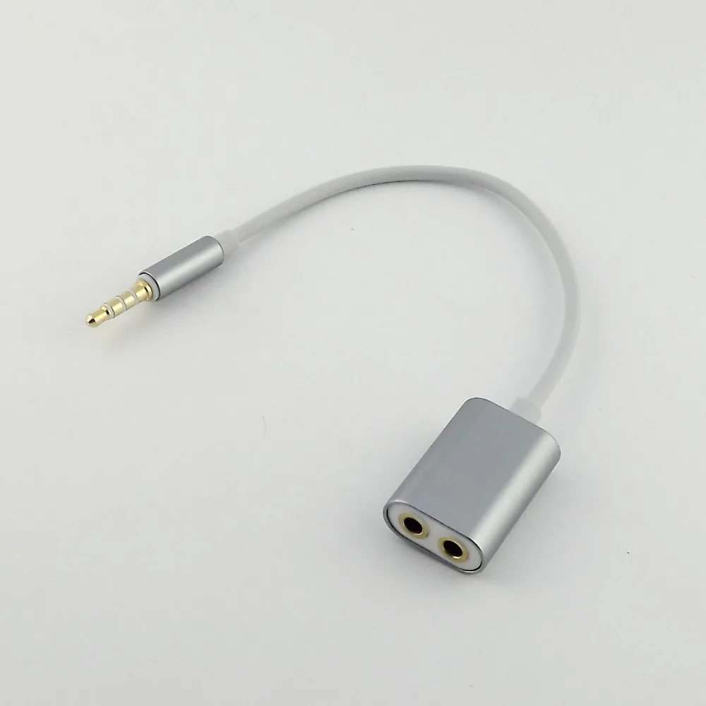 10pcs 3 5mm Male Stereo to 2x Female Jack M F Earphone Headphone Audio Splitter Cable 15cm