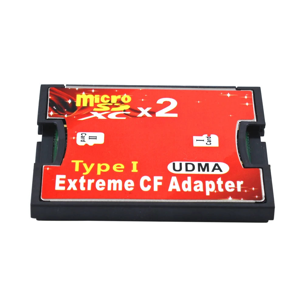 Адаптер TISHRIC 2018 с 2 портами Micro SD TF на CF адаптер для MicroSD HC компактный флеш