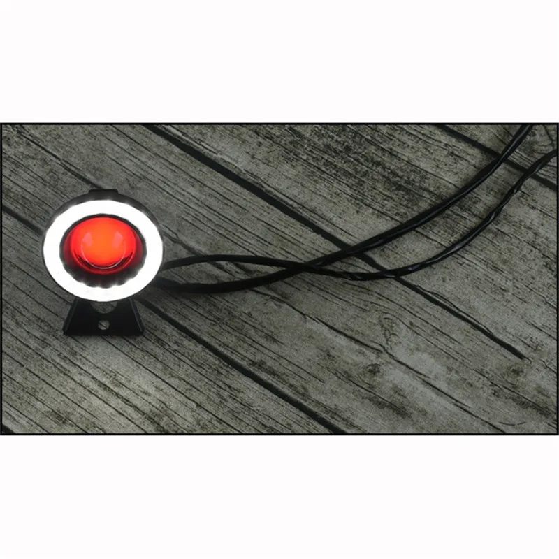 

Motorbike LED Round Red Rear Brake Lights Motorcycle Retro Rear Tail Brake Stop Lights Lamp Universal Motorcycle Accessories