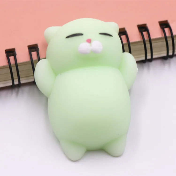 Kawaii Squishies антистрессовые забавные мини-игрушки, мягкие силиконовые игрушки для рук, мягкие животные, Kawaii куклы, резиновые игрушки для детей, подарки - Цвет: NNL065