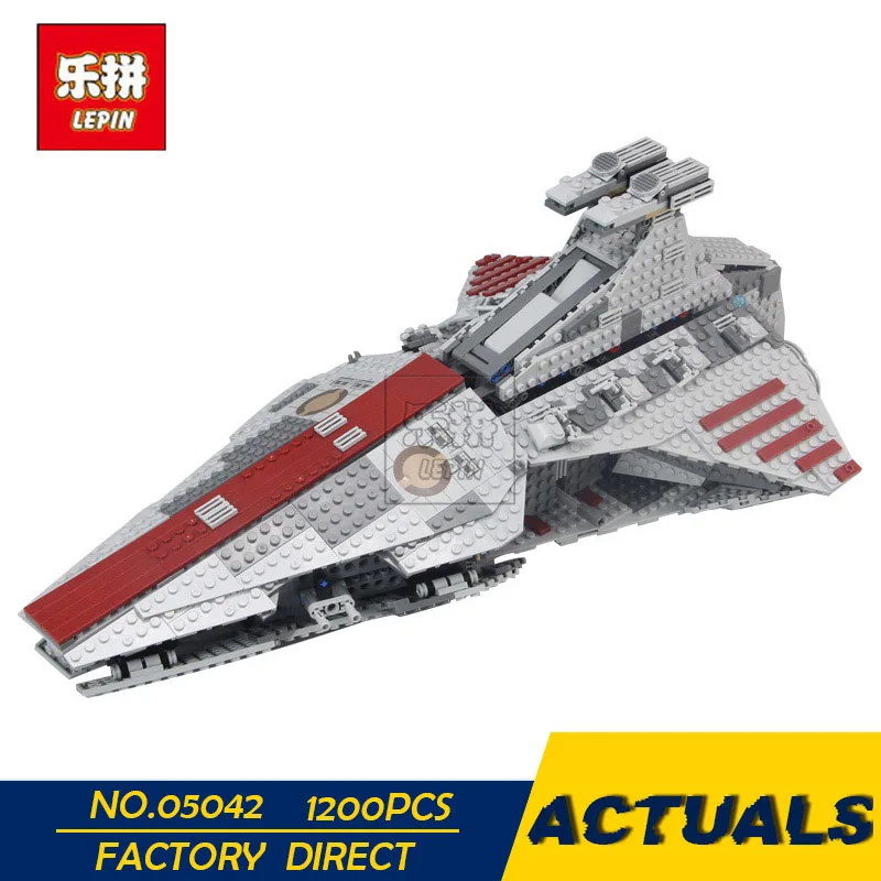 

LEPIN 05042 Star Series Wars The Republic Fighting Cruiser Set Building Blocks Brick Educational Toys for Children DIY 8039 Gift