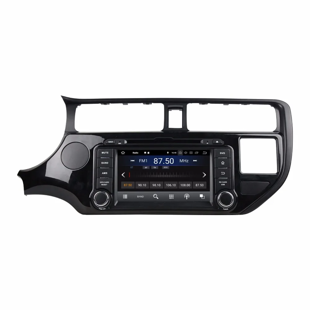 Sale 2GB RAM Quad Core 2 din 7" Android 8.1 Car DVD Player for Kia K3 RIO 2011 2012 With Radio GPS WIFI Bluetooth USB 16GB ROM 2