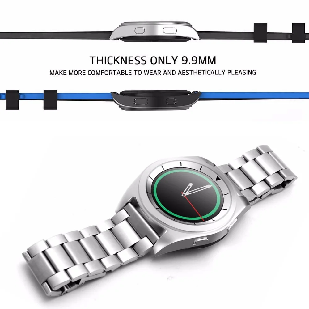 Для мужчин Смарт часы Роскошные Smartwatch наручные ZW35 монитор сердечного ритма