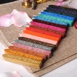 15 цветов Красочный воск, оформленный в стиле ретро набор огненная краска принадлежности для меток DIY бумага конверт украшение нежный штамп