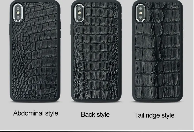 Couro de Crocodilo de Luxo para o Iphone Capa para Iphone Cases de Telefone 6s dos Homens Case Genuíno 5 8 6 7 xr xs Max Plus 2020 Funda 100% 11 x 6 Cheap Meia-embrulhado Casos