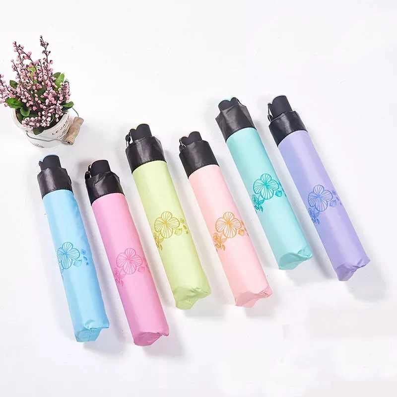 YADA High Quality Ultralight Flower Pencil Umbrella Rain Women uv DIY Flower Umbrella For Women Windproof Umbrellas Female YS700