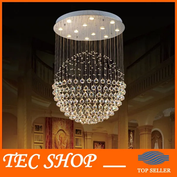 

Best Price Modern LED Crystal Chandelier Bedroom Lamp Creative Restaurant K9 Cystal Chandelier Hanging Wire Ball Chandelier