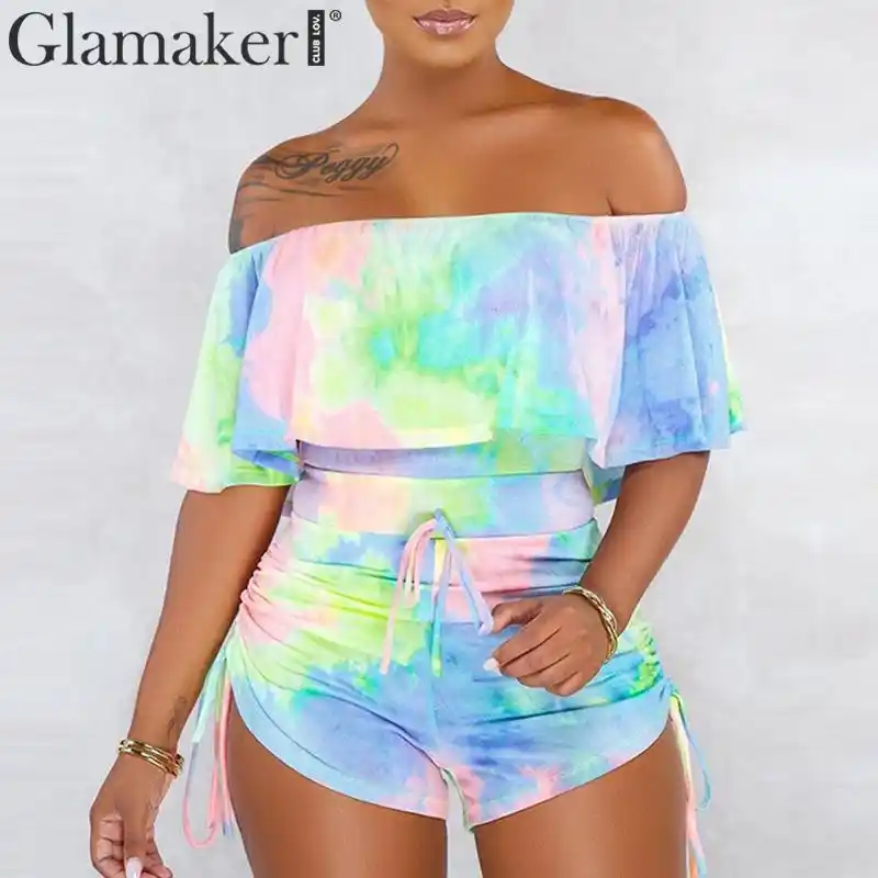 women's tie dye jumpsuit