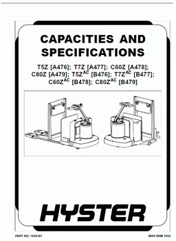 

Hyster Class 5 Internal Combustion Engine Trucks - Pneumatic Tire Repair Manuals 2013 (HTML+PDF)