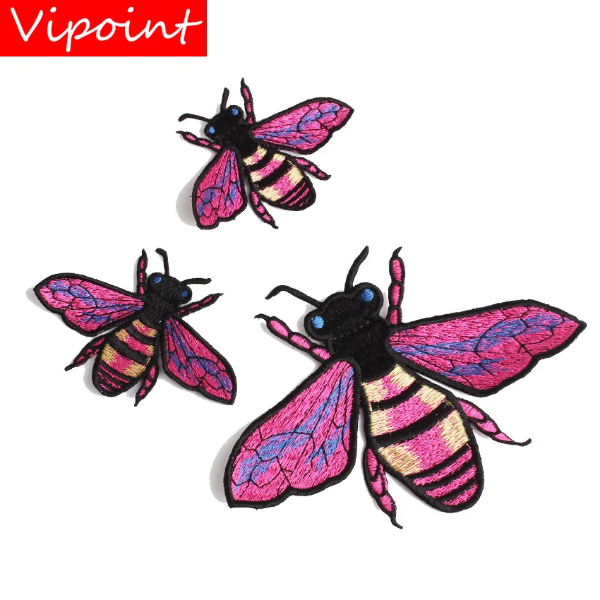 

embroidery bee patches for jackets,animal badges for jeans,cartoon appliques,patch A430