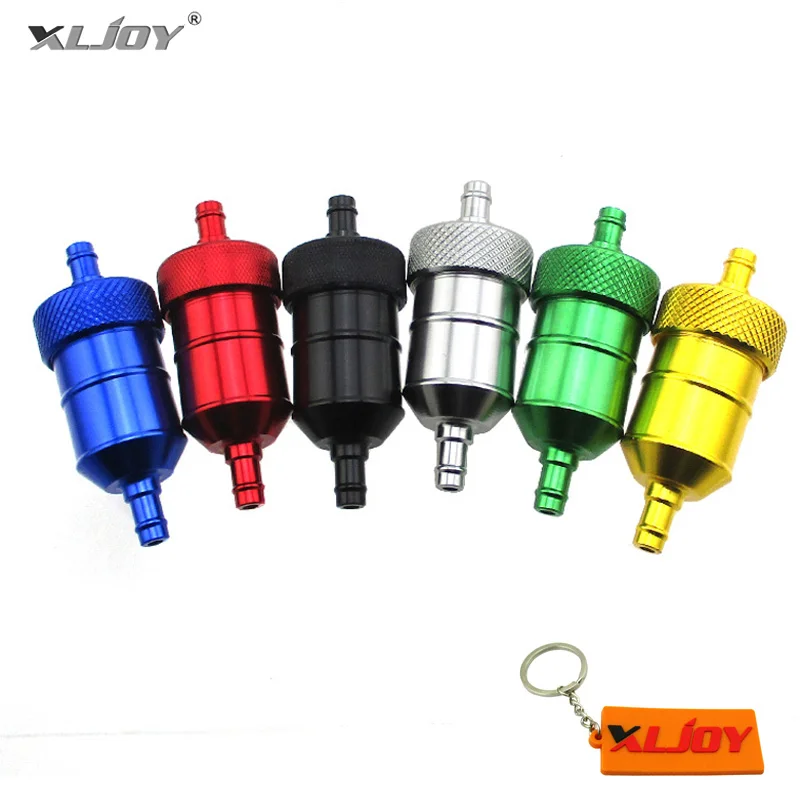 XLJOY 1/4 &quotАлюминиевый Топливный фильтр для бензинового газа 1/4&quot 5/16 &quotлинии