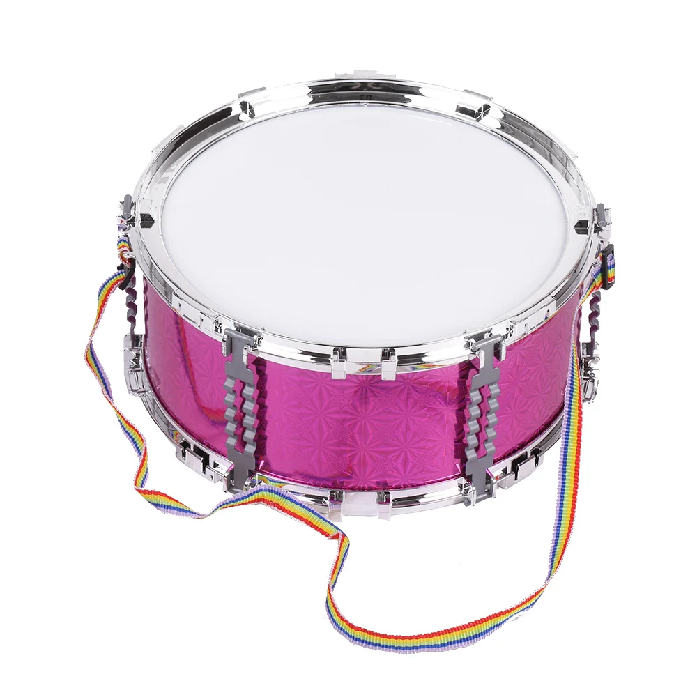 Барабанная игрушка красочные джазовые Snare барабанные музыкальные игрушки с барабанными палочками ремень для детей Детский ударный инструмент