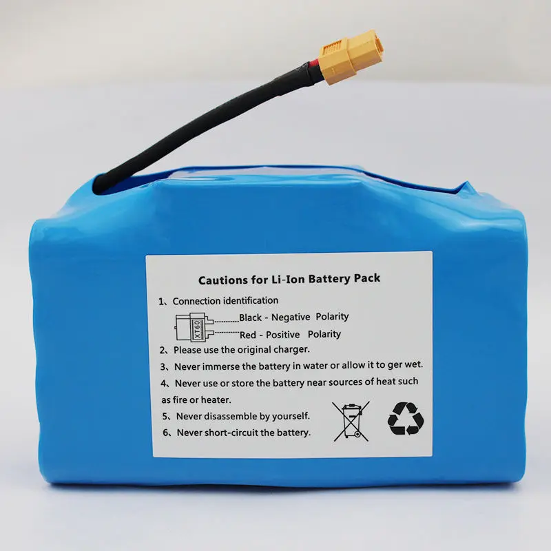 4-4Ah 36V Li-Ion Battery Replacement For for Self-balancing Fits 6.5'' 7'' 8'' (4)