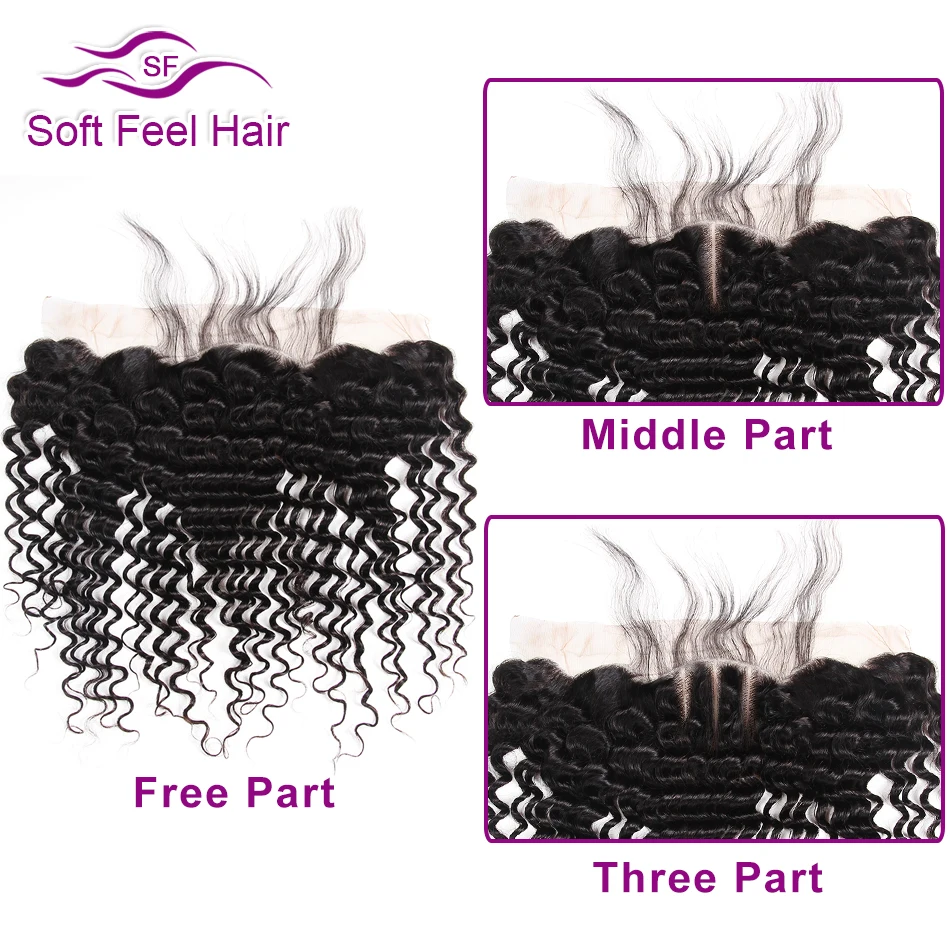 Soft Feel Hair Peruvian Deep Wave Frontal 13x4 Ear To Ear Lace Frontal Closure With Baby Hair Remy Human Hair Frontal 8-22 Inch Soft Feel Hair Peruvian Deep Wave Frontal 13x4 Ear To Ear Lace Frontal Closure With Baby Hair Remy Human Hair Frontal 8-22 Inch