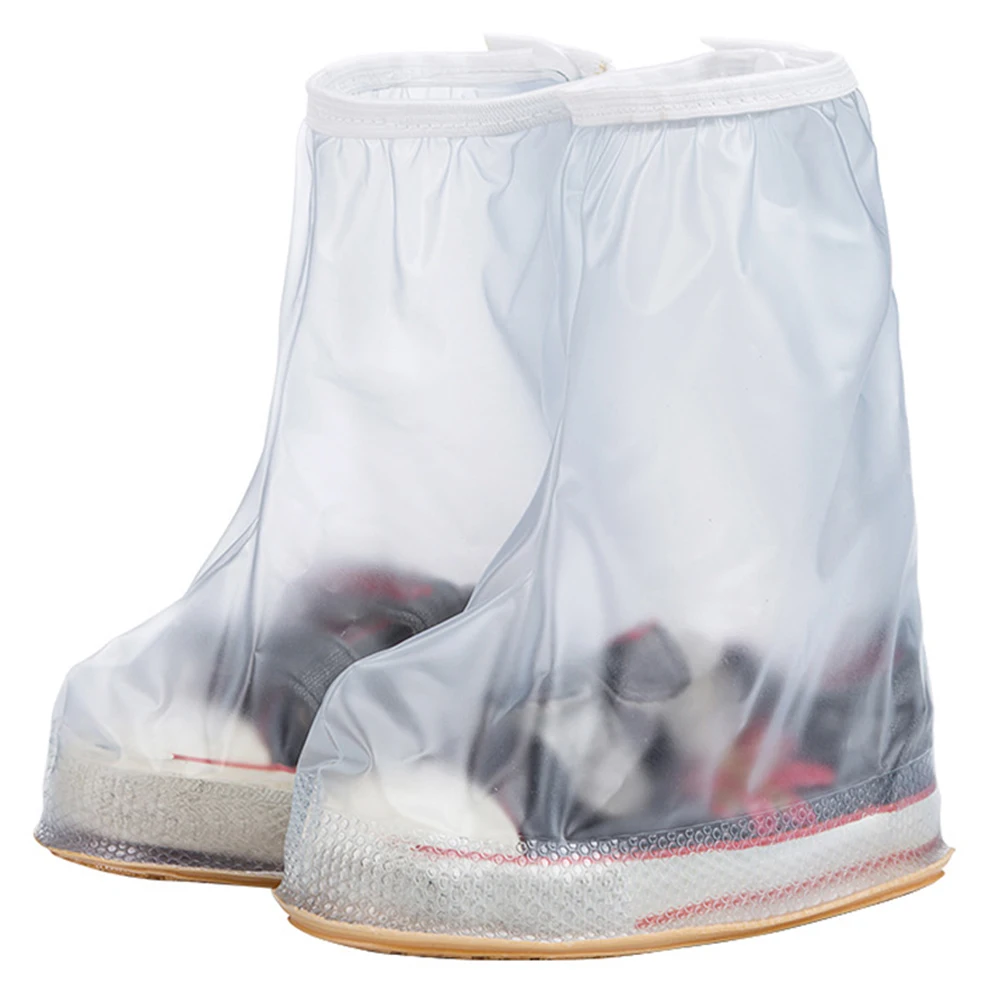 

MWSC New Children Waterproof Rain Cover Shoes Covers Boys Girl's Reusable Anti-Slip Shoe Cover 4 Colors