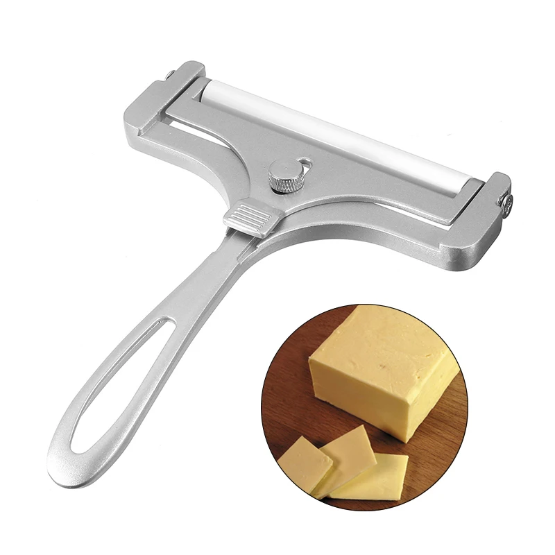 

Cheese Slicer Adjustable Zinc Alloy Pizza Cutter Cheese Butter Slicers Knife Grater Home Kitchen DIY Baking Cooking Tools