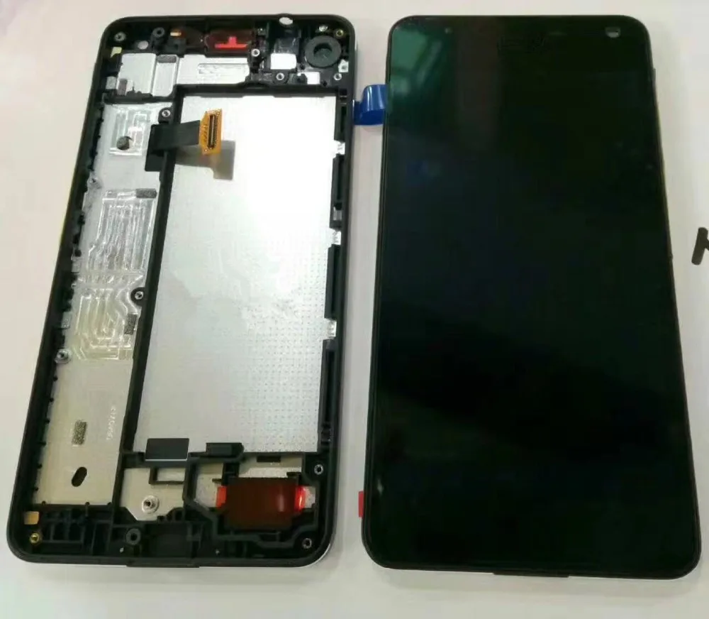 ЖК-дисплей 5 0 дюйма для lumia650 + Сенсорное стекло дигитайзер рамка Полная сборка Nokia
