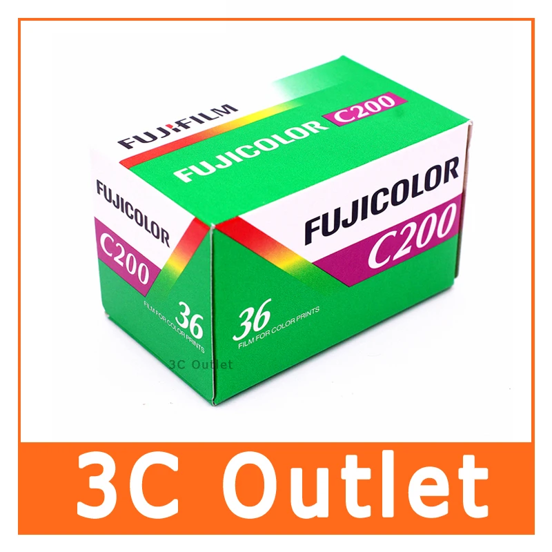 Fujifilm Fujicolor C200 цветная отрицательная 35 мм пленка для камеры 135 формата 36 экспозиция