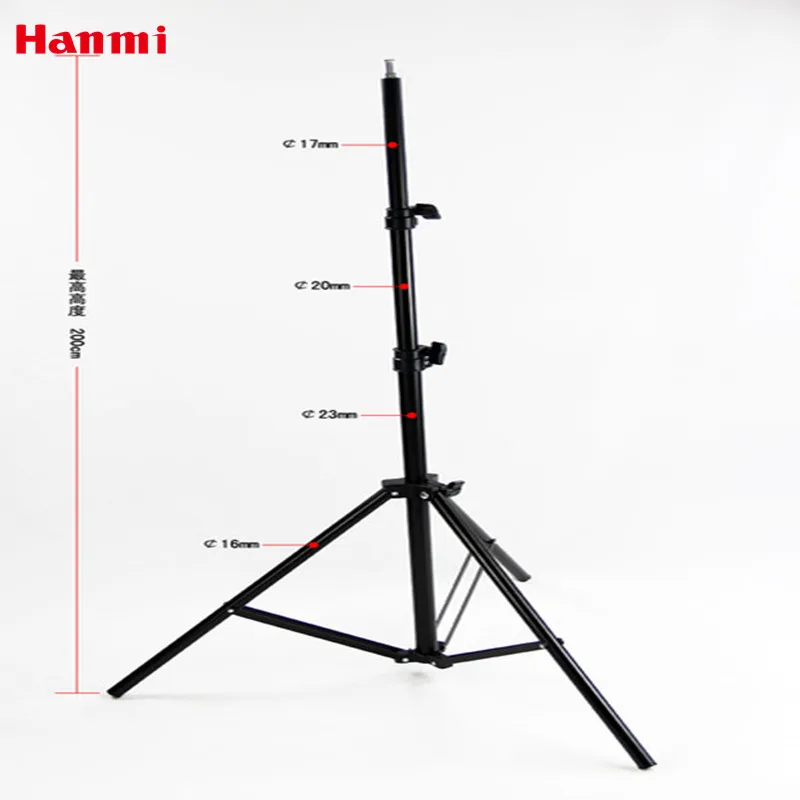 

6'56" 2m Fotografia Tripod Photo Studio Accessories For Soft Box Photo Video Lighting Flashgun Lamps Tripod Softbox Light Stand