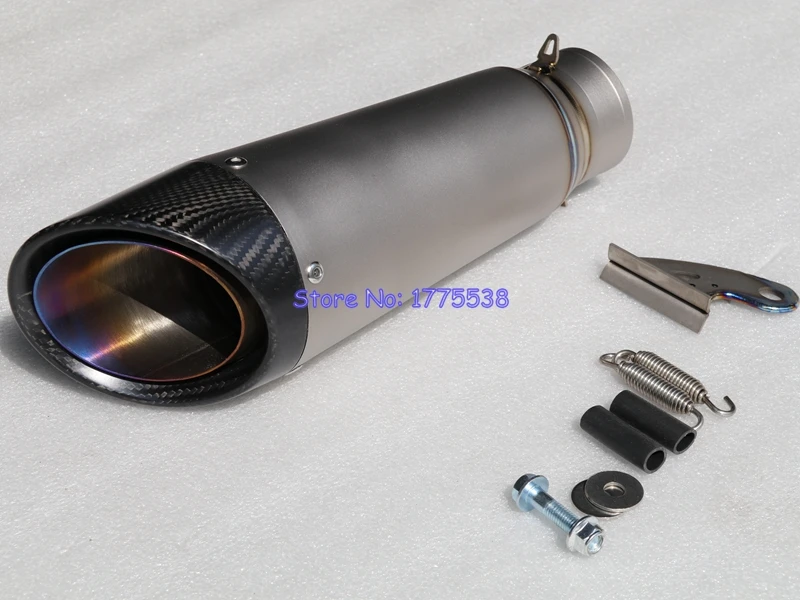 Titanium Alloy Customized ID 51mm 54mm 61mm 63mm 65mm font b Motorcycle b font font b