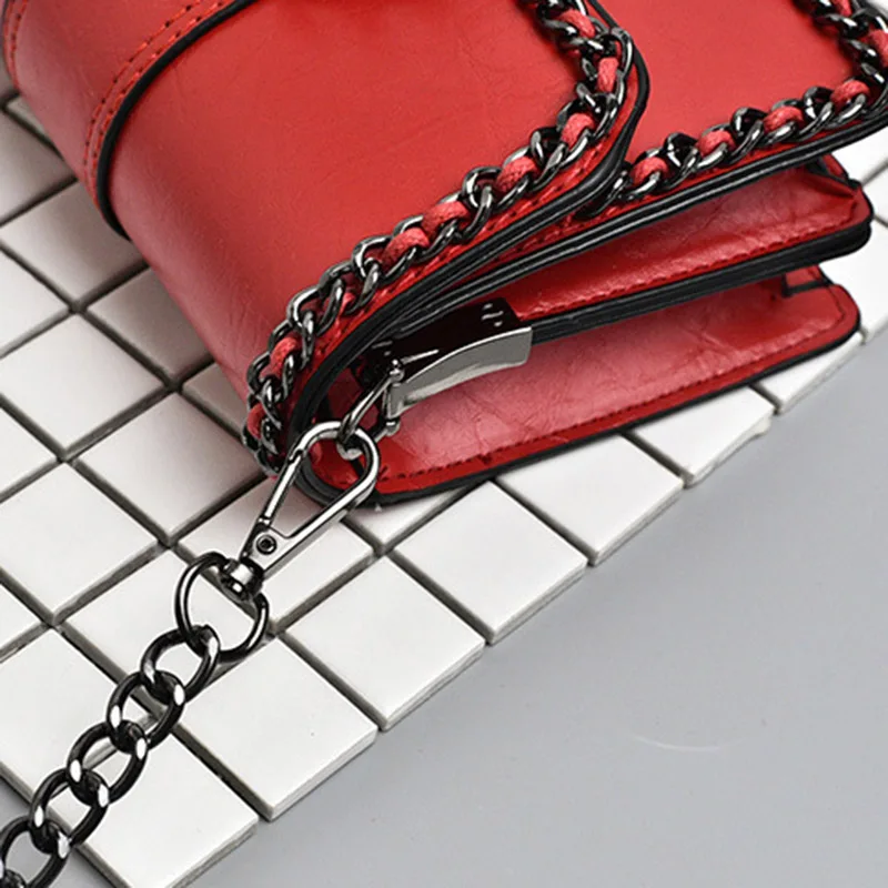 2018 Women Fashion Chain Flap Shoulder Bag Autumn Hot Female INS Popular Handbag Ladies Mini Vacation Crossbody PU BolsaSS3457 (12)