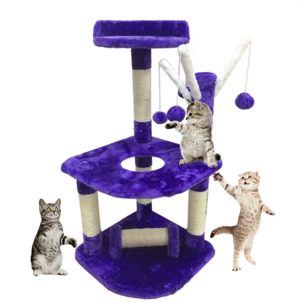 Universal 92CM Home Furniture Durable Cat Pet Climbing Tree Cat Playing