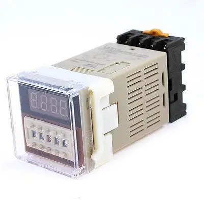 

AC 24V DH48S-2Z 8 Pins DPDT 0.01s-99H99M Programmable Timer Time Relay
