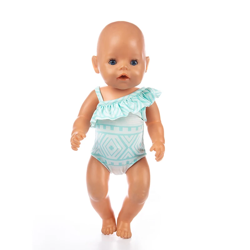 Модный купальный костюм для отдыха подходит для новорожденных 43 см кукла аксессуары для кукольной одежды для 17 дюймов кукла