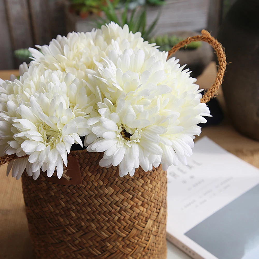 Искусственные цветы герберы 7 шт./лот букет искусственные для украшения дома