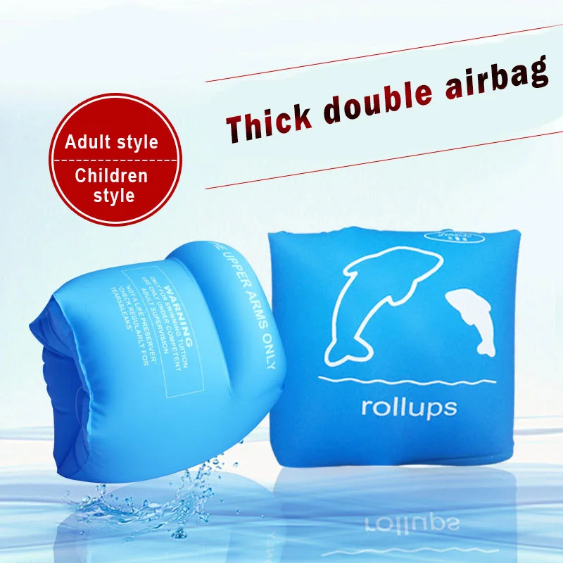 Arm Floaties Inflatable Swim Arm Bands Floater Sleeves Swimming Rings Tube Armlets Water Game Equipment Ring for Kids Adults 2pcs lot thicken pvc swimming arm ring floating rings kids inflatable swim life air sleeves baby float for adult child