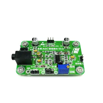 

Low frequency AGC module automatic gain control, manual or programmable control output amplitude audio field.