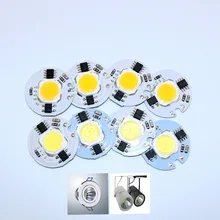 5 шт./лот светодиодный чип COB светильник 12 Вт 10 Вт 7 Вт 5 Вт 3 Вт 220V 230V Вход умная ИС(интеграционная схема), холодное белое свечение, теплое белое свечение, "сделай сам" для Светодиодный точечный светильник Потолочные Светильник
