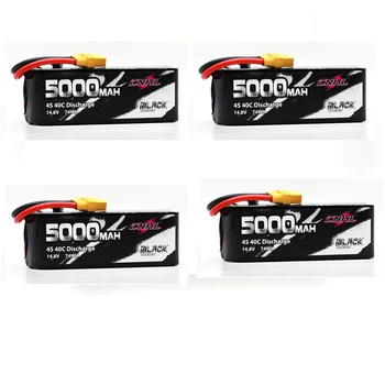 

1 /2 /4 PCS CNHL BLACK SERIES 5000mAh 11.1V / 14.8V 3S 4S 40C Lipo Battery XT90 Plug for RC Models Spare Part DIY