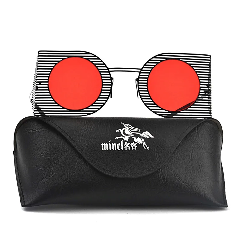 

MINCL/2018 Square Sunglasses Women Retro Brand Designer Sun Glasses for Female New Fashion Red Oversized Sunglasses UV400 LXL