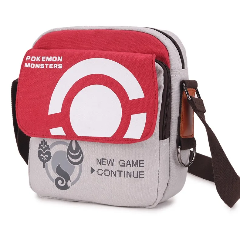 

canvas crossbody bag shoulder bags pokemon Go japanese fashion bag