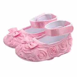 Обувь для маленьких девочек, нескользящая хлопковая обувь для новорожденных
