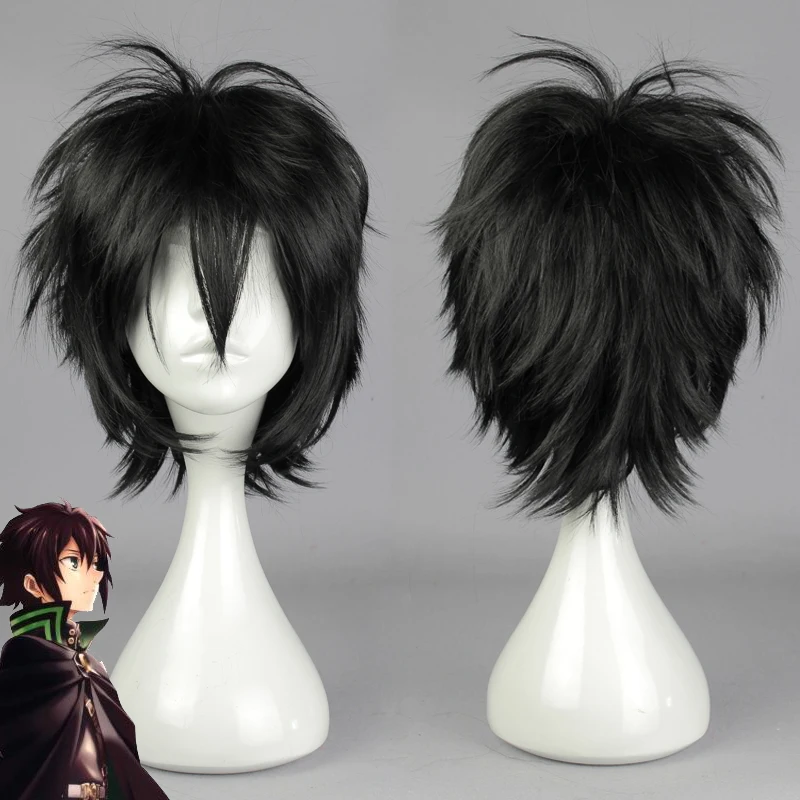 Anime Seraph Of The End Yuichiro Hyakuya Wig Cosplay Men Short