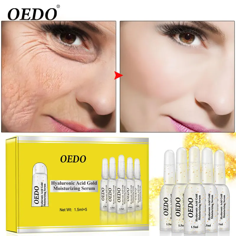 

OEDO Hyaluronic Acid Shrink Pore Moisturizing Whitening Essence Collagen Firming Facial Anti-Aging Anti-Wrinkle Facial Serum
