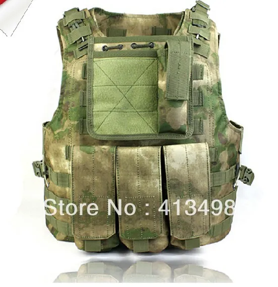 A-tacs FG amphibious combat vest Tactical Combat ARMOR Vest FG