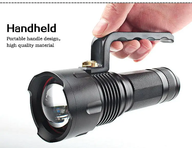 

Led powerfull t6 zoomable flashlight Tactical aluminum Lanterna LED Torch