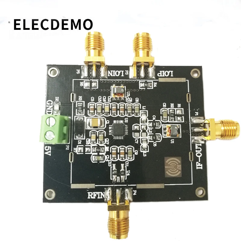 Duplo Equilibrado Ativo Misturador Módulo Upmixing Downmixing Balun Acoplamento Sinais Função Placa Demonstração Adl5801 - Imagem 3