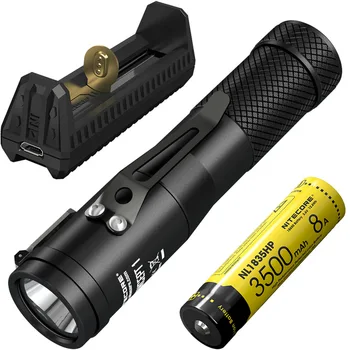 

NITECORE Concept 1 1800 Lumens CREE XHP35 HD E2 LED C1 Flashlight + 3500mAh 18650 Rechargeable Battery + F1 Charger Power Bank