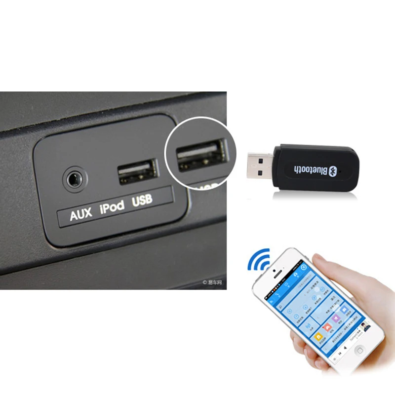 Rovtop портативный AUX беспроводной USB Bluetooth Музыка MP3 аудио приемник адаптер 3,5 мм аудио Bluetooth автомобильный комплект для компьютера Z2