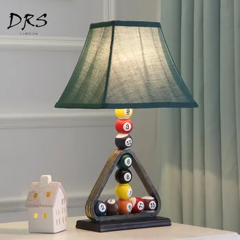 

Violin Kids Creative Table Lamp Modern Cartoon Billiards Desk Lamp Lights Fashion Deco Book Bedside Lighting Luminaria Lampshade