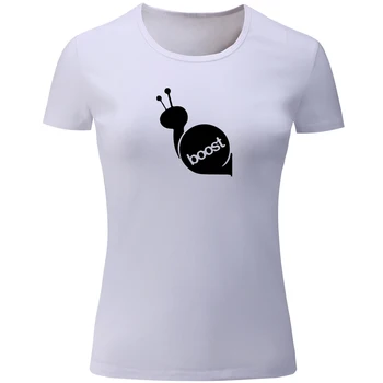 

iDzn New Arrival Boost Snail Summer Short Sleeve T Shirt Women Harajuku Style Ladies Girl's Tshirt Loose Tops Plus Size S-XXL