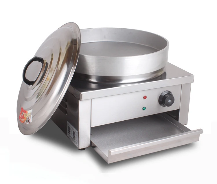 Electric Crepe Baking Pan Fried Dumpling Crepe Commercial Electric Desktop Frying Oven Pan Pancake Machine YXD-20