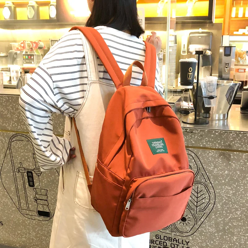 

DCIMOR Waterproof Nylon Women Backpack Female College School Backpacks for Teenage girls Bookbag Shoulders Travel Bags Mochila