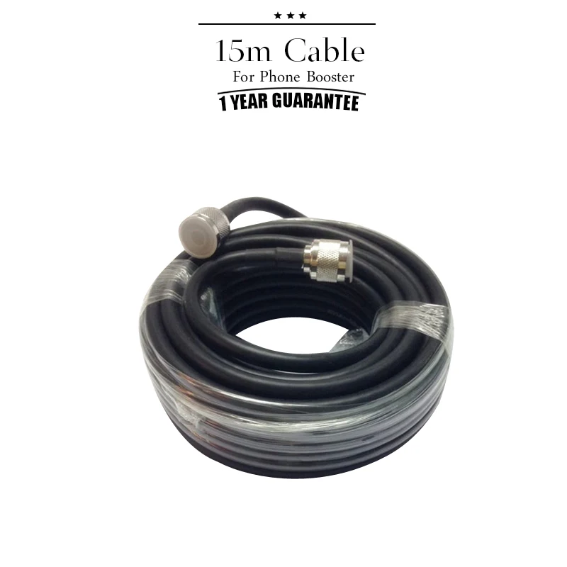 

15 Meters Coaxial Cable N Male To N Male For Mobile Phone Signal Booster Repeater Amplifier #48